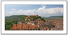 Tübingen Panorama-Postkarte
